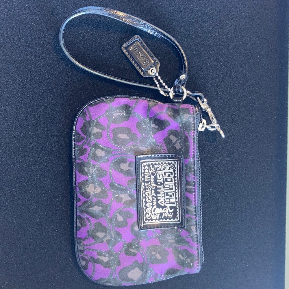 Coach wristlet bag